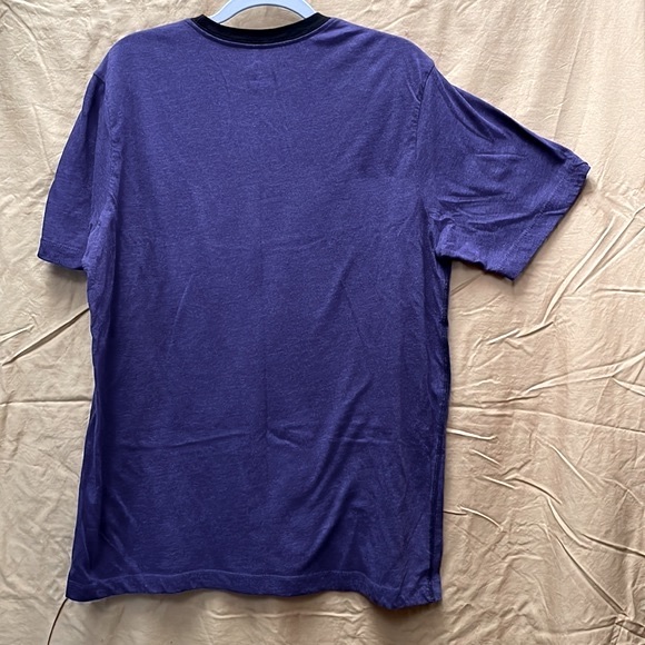 EUC Skully Purple Tee with Skull Wearing Ball Cap, Size Large (42-44) - Picture 4 of 5